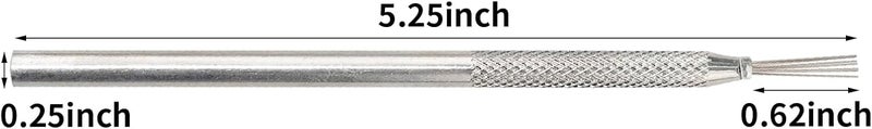 HSYMQ 2Pack Clay Needle Tools, Wire Feather Texture Tool for Ceramic Polymer Pottery Clay Sculpting, Texturing, Modeling - Image 2